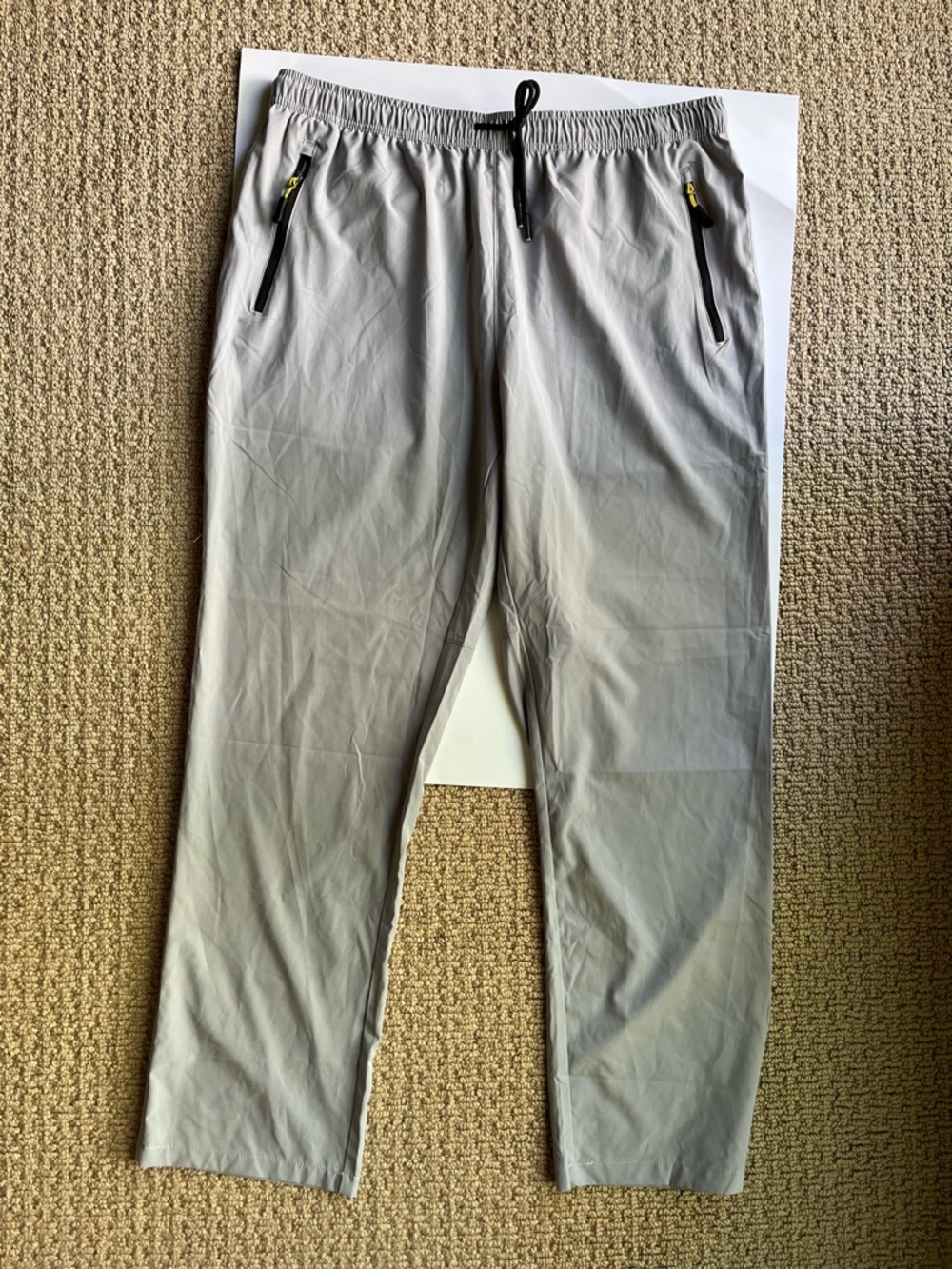 Men's Lightweight Hiking Pants - Light Gray